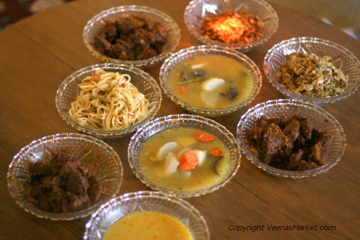 Our Burmese feast